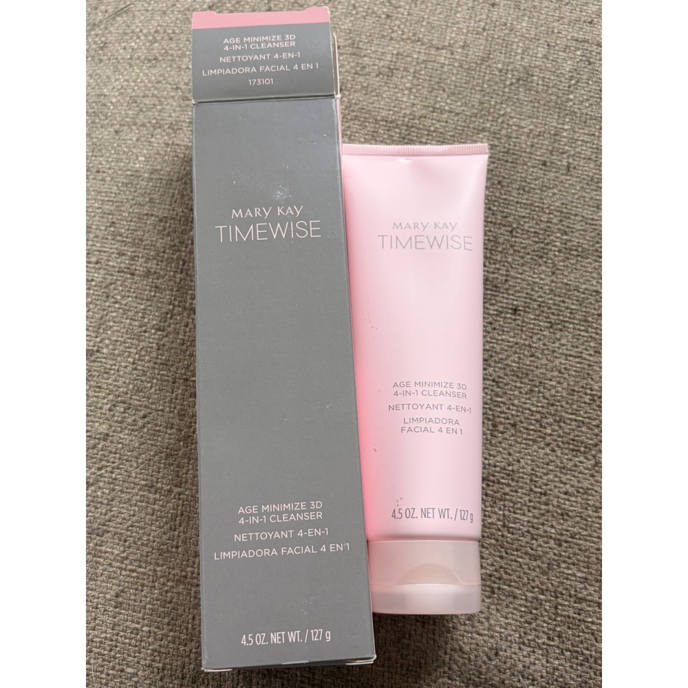 New! Mary Kay TimeWise Age Minimize 3D 4-in-1 Cleanser 4.5oz Normal to Dry Skin